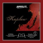 Струна для скрипки D'Addario Kaplan E K311GL-4/4M golden plated, loop
