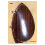 Подбородник для скрипки WBO Teka 4/4 крепление Hill (палисандр) VC05Rh-4/4