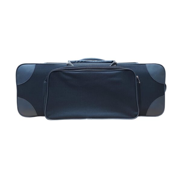 Футляр для скрипки G-2003 VA 1/2 прямоуг.черный, с карманом, вставки кож/зам. (2024-22)